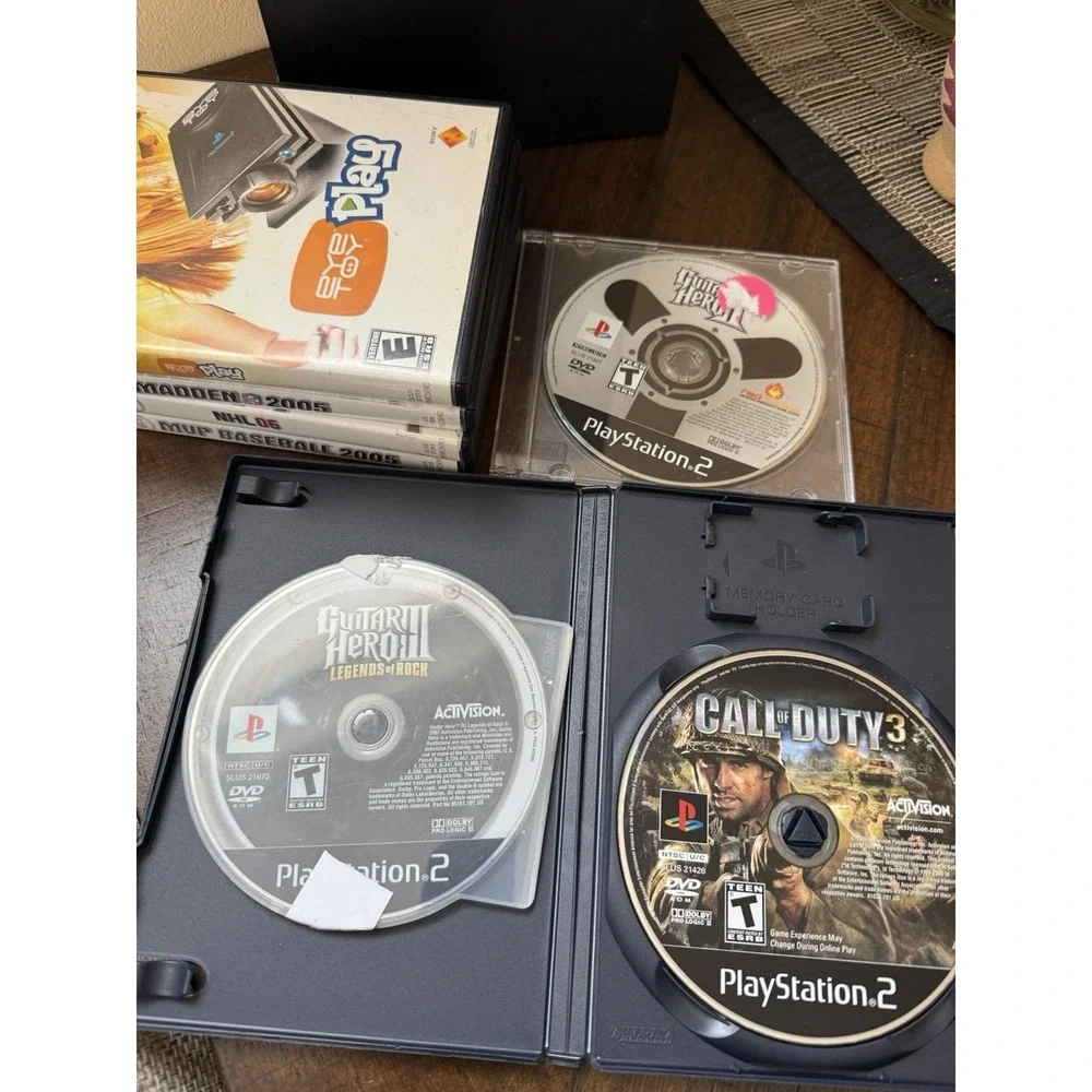 PlayStation‎ 2 PS2 Fat WORKING Console Only Plus 7 Games All Tested